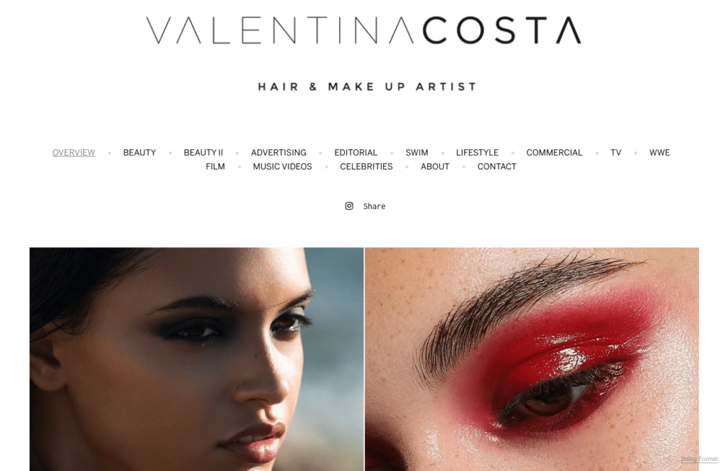 Valentina Costa Make-up Artist Portfolio