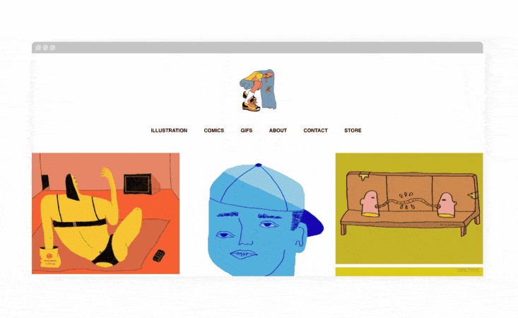 14 of the Best Animated GIF Portfolio Examples in 2023